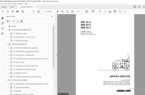 AMMANN ARX 36-2 ARX 40-2 ARX 45-2 NÁVOD K OBSLUZE - PDF DOWNLOAD