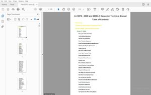 John Deere 200D &amp; 200DLC Excavator Technical Manual tm10076 - PDF DOWNLOAD