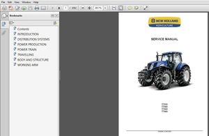 New Holland T7030 T7040 T7050 T7060 Service Manual  - PDF DOWNLOAD