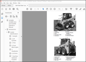 Gehl SL3640E SL3840E (EU) SL4240E SL4240E (EU) Skid-Steer Loaders Operator’s Manual 917334-E0819 PDF