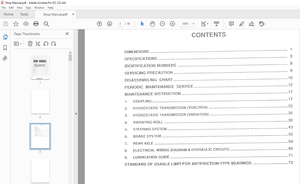 Sakai Soil Roller SV200 Series Vibrating Roller Shop Manual PDF