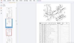 Kubota B1600,B1600DT 純正部品表 - PDF DOWNLOAD