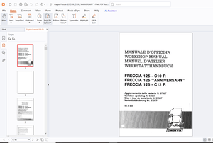 Cagiva Freccia 125-C10R Freccia 125 Anniversary Freccia 125-C12 R Workshop Manual - PDF DOWNLOAD