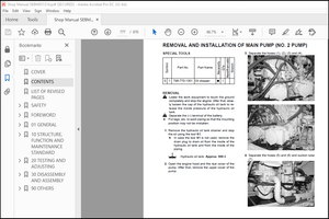 Komatsu Hydraulic Excavator PC750-7 PC800-7 Shop Manual – PDF DOWNLOAD
