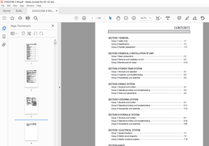 Hyundai Forklift 25/30/32/35B-X Service Manual 2023 – PDF DOWNLOAD