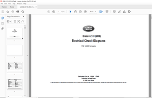 2006 Land Rover L319 LR3 (LR3) LHD Discovery 3 Electrical Circuit Diagrams Manual – PDF DOWNLOAD