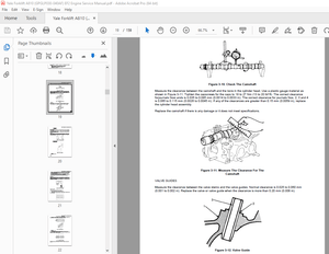 Yale Forklift A810 (GPGLP030-040AF) EF2 Engine Service Manual PDF