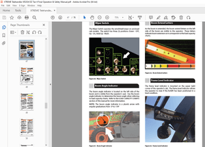 XTREME Telehandler XR2034 DZ Tier 4 Final Operation &amp; Safety Manual PDF