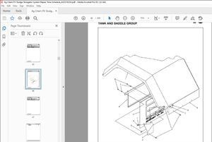 Ag Chem PV Sludge Terragator System Repair Time Schedule Manual_AG331633A – PDF DOWNLOAD