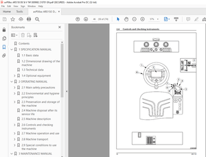 Ammann ARS 150 Single Drum Roller Operating Manual 3009982 PDF