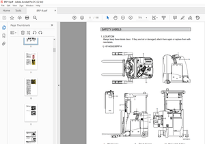 Hyundai Forklift 15/18/20/23BRP-9 Electric Truck Operator’s Manual 2023 - PDF DOWNLOAD