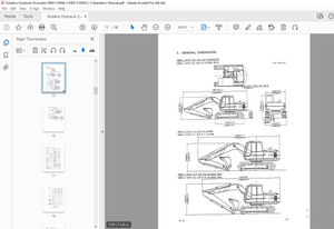 Kobelco K904 II K904L II K905 II K905LC II Hydraulic Excavator Operator’s Manual – PDF DOWNLOAD