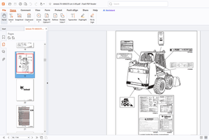 Bobcat 751 Foot Pedal &amp; Hand Control Operation &amp; Maintenance Manual - PDF DOWNLOAD