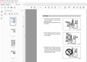 Hyundai Forklift 14/16/20/25BRJ-9 Reach Trucks Operator&#x27;s Manual 2023 - PDF DOWNLOAD