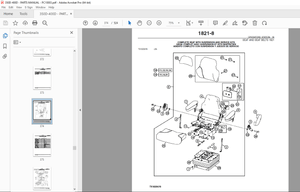 John Deere Dump Trucks 350D/400D ADT DAV SN 608490 NON DAVENPORT SN 201812 Parts Manual PC10003 - PD