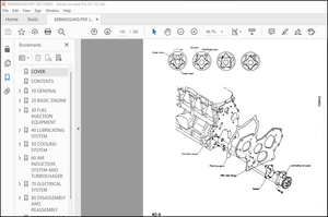 Komatsu 72-2 Series 78-1 Series 75-2 Series 84-2 Series Diesel Engine Shop Manual SEBM002400 – PDF 