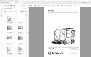 ADVANCE RS 501 SERVICE MANUAL - PDF DOWNLOAD
