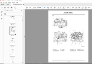 KCM 115Z7 WHEEL LOADER(General Information Function &amp; Structure) ISUZU 6WG1 ENGINE Shop Manual - PDF