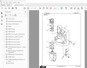  BT-Prime Mover WRX 30 Electric Straddle Reach Stacker Truck Parts Manual - PDF DOWNLOAD