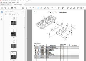 Iseki TG6370 6400H 6490 6490H Tractor Parts Manual (1815-097-100-10) - PDF DOWNLOAD