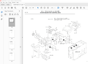 Kawasaki WHEEL LOADER 80ZA,A-2 80ZIV,IV-2 Parts Manual AAAP18201-8
