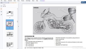 Aprilia Pegaso 650 Strada – Trail Use &amp; Maintenance Manual – PDF DOWNLOAD