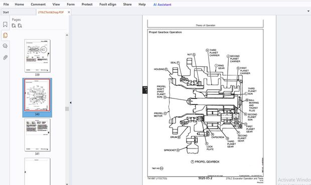 John Deere 270LC Excavator Operation &amp; Test Technical Manual TM1667 – PDF DOWNLOAD