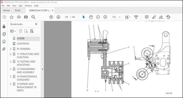Komatsu 170-3 Series Diesel Engine Shop Manual SEBM023412 – PDF DOWNLOAD