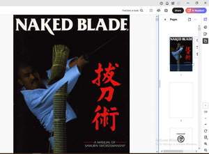 Toshishiro Obata 1986 Naked Blade A Manual of Samurai Swordsmanship - PDF DOWNLOAD