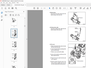 Hyundai Forklift 35/40/45/50D-9A Service Manual 2023 – PDF DOWNLOAD