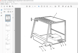 Kalmar Forklift 3-7,5 Spare Parts Catalogue Manual 920936.00240 – PDF DOWNLOAD