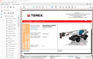 Terex Crane 75 Ton Quadstar 1075 &amp; 1075L Electrical Schematic Manual – PDF DOWNLOAD