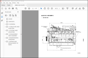Komatsu 12v170-1 Series Engine Shop Manual SEBEB61800105 – PDF DOWNLOAD