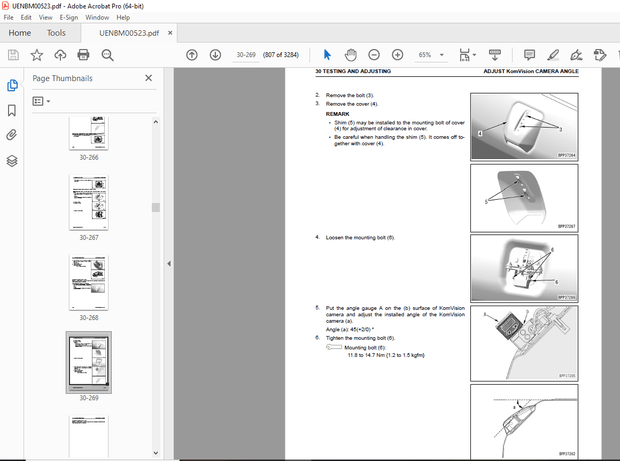 Komatsu HB365LC-3,HB365NLC-3 Hydraulic Excavator Repair Service Manual UENBM00523 - PDF DOWNLOAD