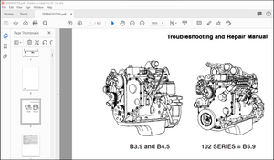Komatsu 102 Series Diesel Engine Shop Manual SEBM030700 – PDF DOWNLOAD