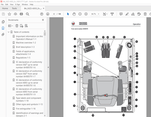 Wacker Neuson 50Z3 6003 Track Excavator Operator&#x27;s Manual 1000127717 - PDF DOWNLOAD