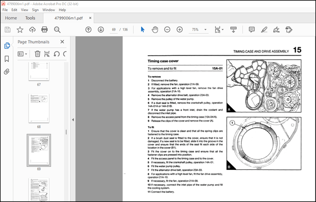 Komatsu 504-2 – 504-2T Diesel Engine Workshop Manual 4799 006 M1 – PDF DOWNLOAD