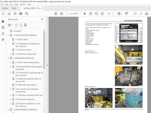 Ammann ARS 110 Single Drum Roller Operating Manual 3036353 PDF