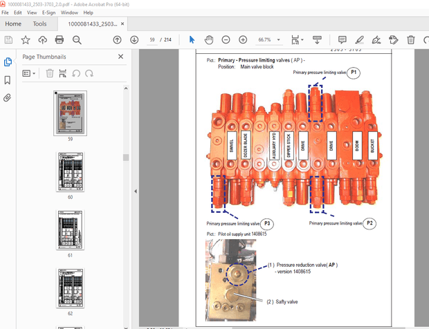 Wacker Neuson 2503 3003 3503 3703 Compact Excavator Service Repair Manual - PDF DOWNLOAD 