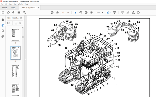Cat Bucyrus RH 200 Hydraulic Excavator OPERATING INSTRUCTIONS MANUAL BI651474 – PDF DOWNLOAD