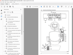 Ammann ASC 220 Single Drum Roller Operating Manual 3028782 - PDF