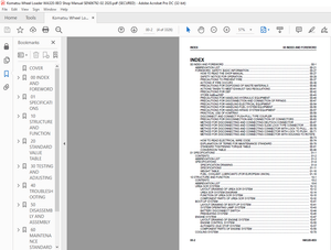 Komatsu WA320-8E0 Wheel Loader Shop Manual SEN06792-02 – PDF DOWNLOAD