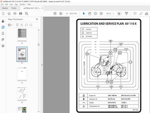 Ammann AV 110 X Tandem Roller Workshop Manual 3009927 - PDF