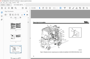 Yale Forklift (B975) GLPGDP (040VX, 050VX, 055VX, 060VX, 070VX) MANUAL DE OPERAÇÃO PDF