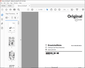 Pottinger Tractor SERVO III SE Spare parts list Manual – PDF DOWNLOAD