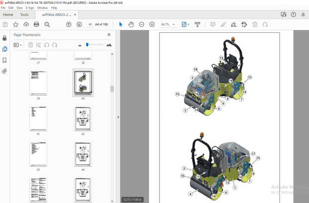 AMMANN ARX 23-2 ARX 26-2 ТАНДЕМНЫЙ КАТОК РУКОВОДСТВО - PDF