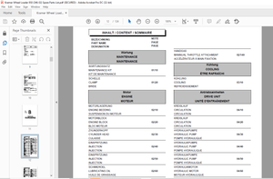KRAMER Allrad Wheel loader 850 Spare Parts List Manual SN346020001 – PDF DOWNLOAD