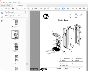 BT Prime-Mover OE-35 Electric Order Selector Repair Manual - PDF DOWNLOAD
