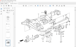 Pottinger Tractor EUROTOP 1251 A Spare parts list Manual – PDF DOWNLOAD