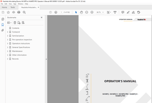 Haulotte Forklift HA16RTJ – HA16RTJ O PRO HA16RTJ – HA16RTJ O – HA16RTJ PRO Operator’s Manual – PDF 